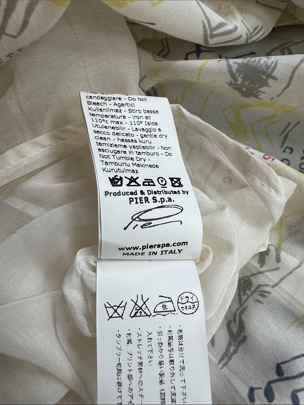 Boy. by Band Of Outsiders Cream Skirt with National Park Mountain Print - Picture 7 of 7